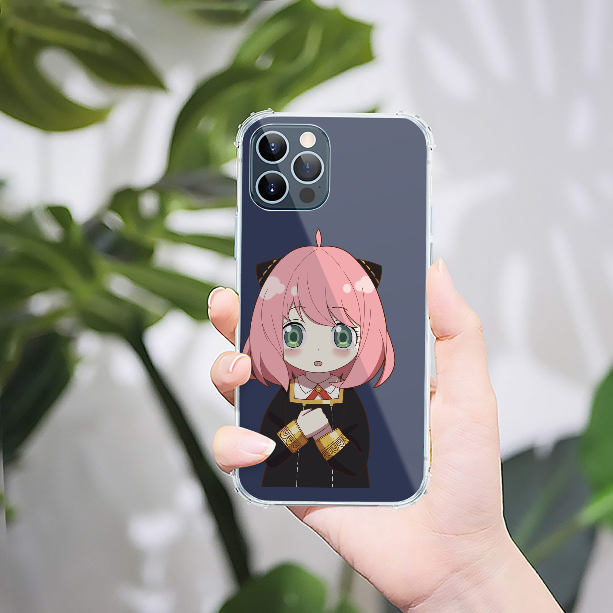 （画像用） SPY×FAMILY间谍家家酒 【iPhone 12シリーズ対応】透明スマホケース（クリアソフトケース）